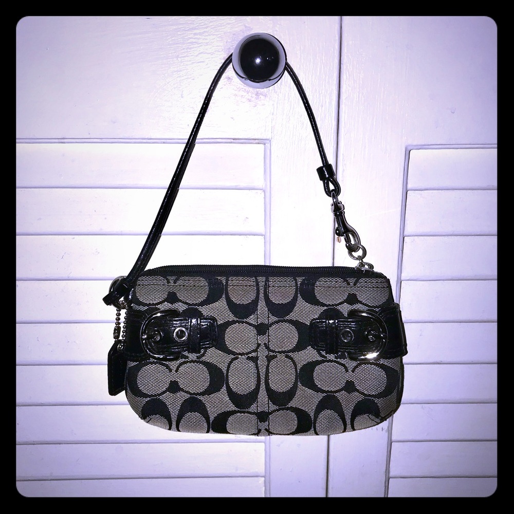 Coach Signature Wristlet
